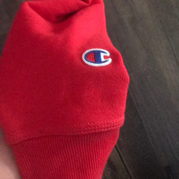 Red champion hoodie - Picture 3 of 5